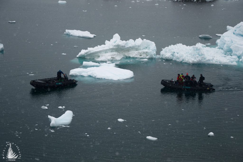 Ukrainian explorers in Antarctica