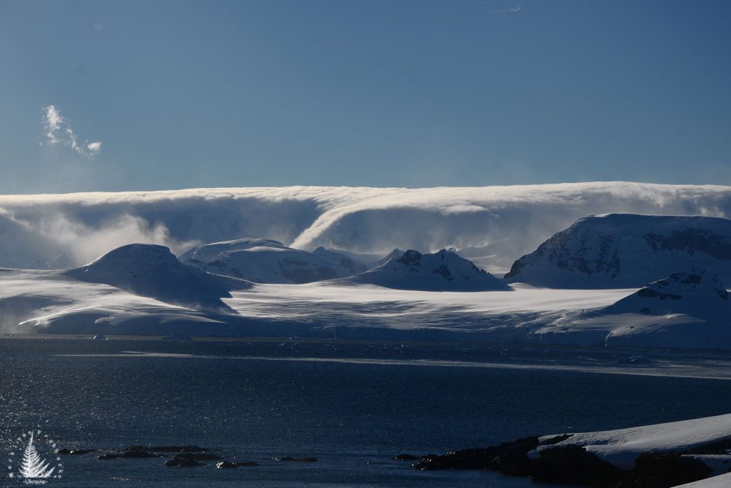 Antarctica alien landscape