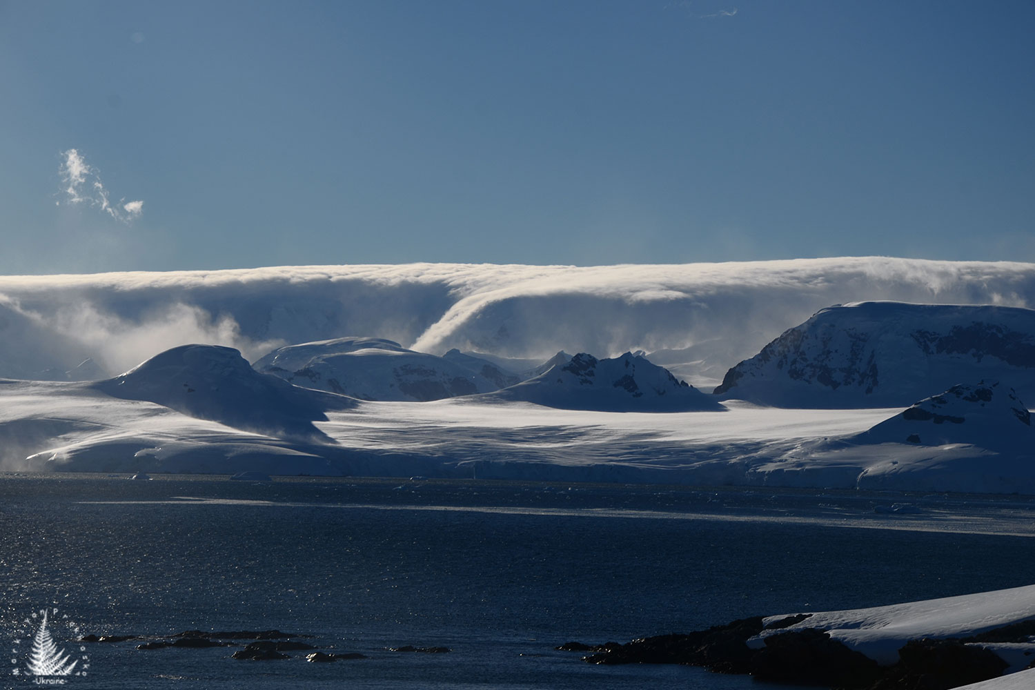 Antarctica alien landscape