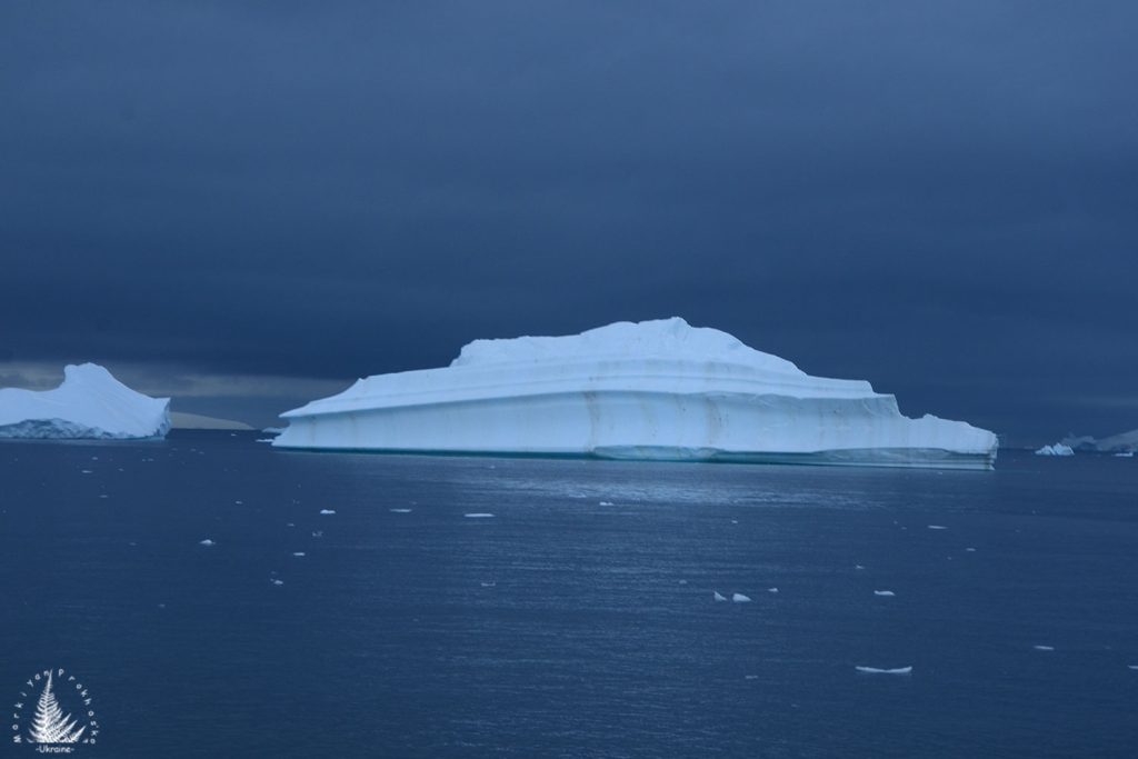 A ship-like iceberg