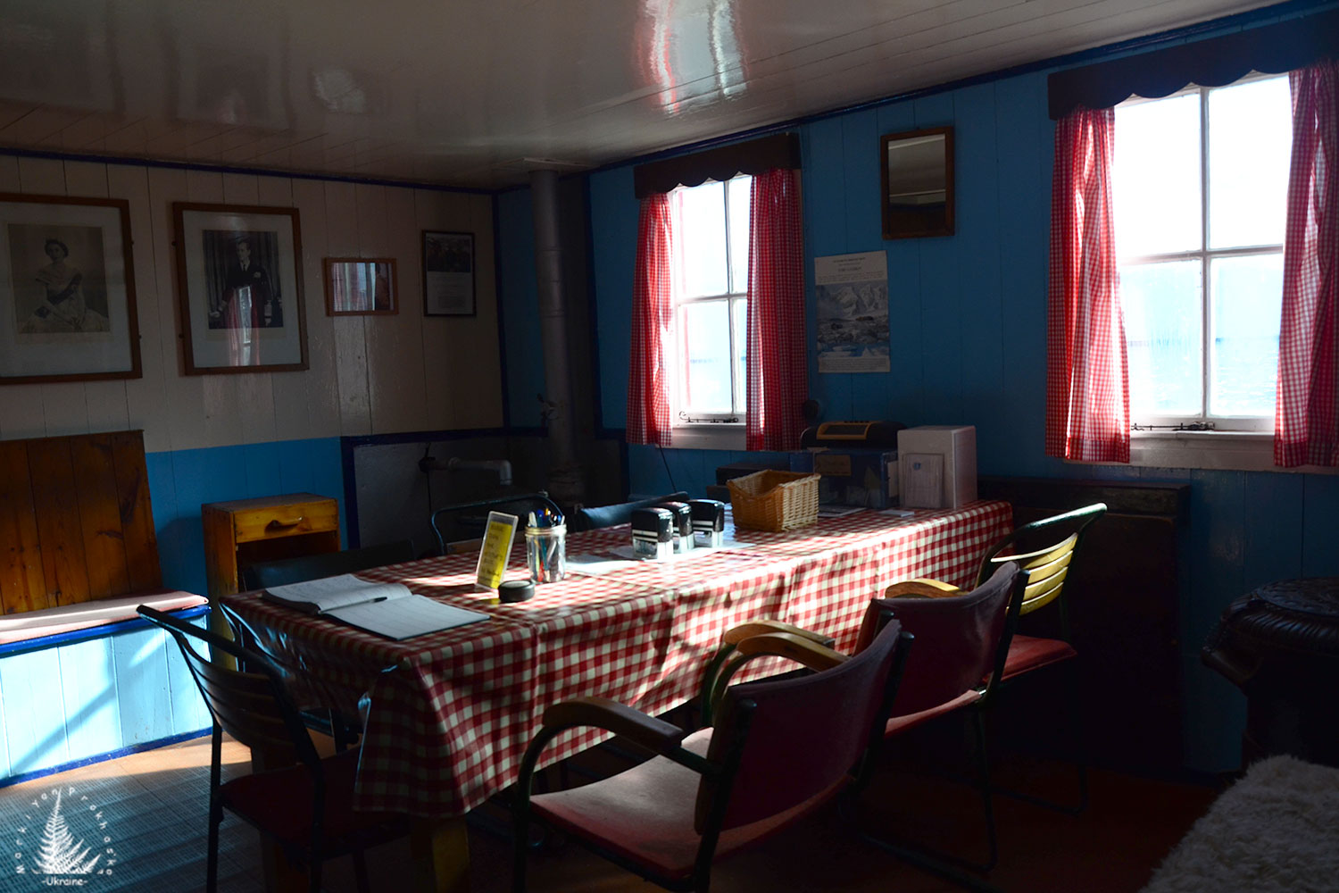 Port Lockroy's mess hall